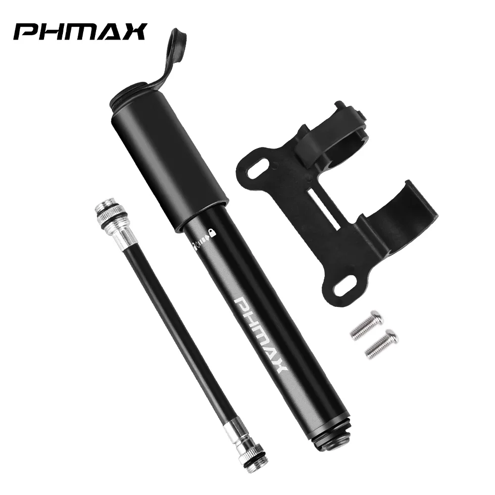 PHMAX 100Psi Mini Fahrradpumpe Tragbare Radfahren Manuelle Luftpumpe MTB Rennrad Reifenfüller Schrader Presta Ventil