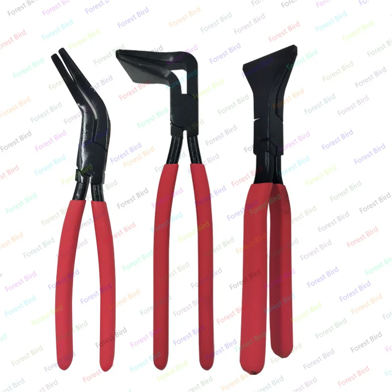 

Anti-Slip Handle Flat-Nose Flanged Pliers Sheet Metal Pliers Durable Anti-Rust Forged