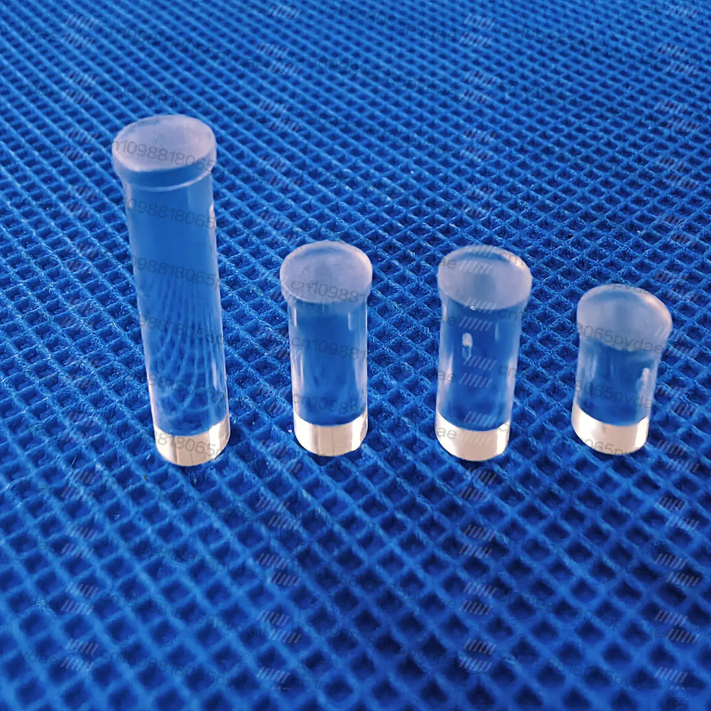 Flat headed 3.5MM transparent light guide lamp post PC light guide rod with card mark light guide column LED transparent column