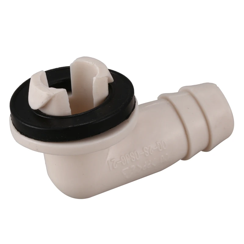 Ac Air Conditioner Drain Hose Connector Elbow Fitting dengan Cincin Karet untuk Mini-Split Unit dan Jendela Unit Ac 3/5 Inci (15Mm)