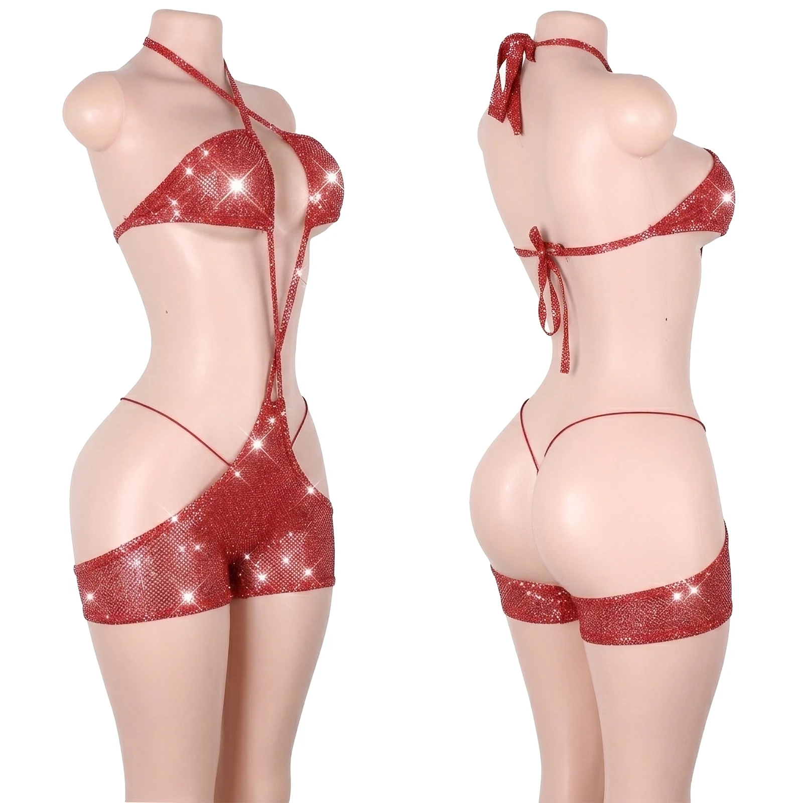 Bulk Exotic Dance Wear Spotted Stage Costumes G-String Designer Hot Jumpsuits Bikini Swimwear Rave Party Dancer Sets