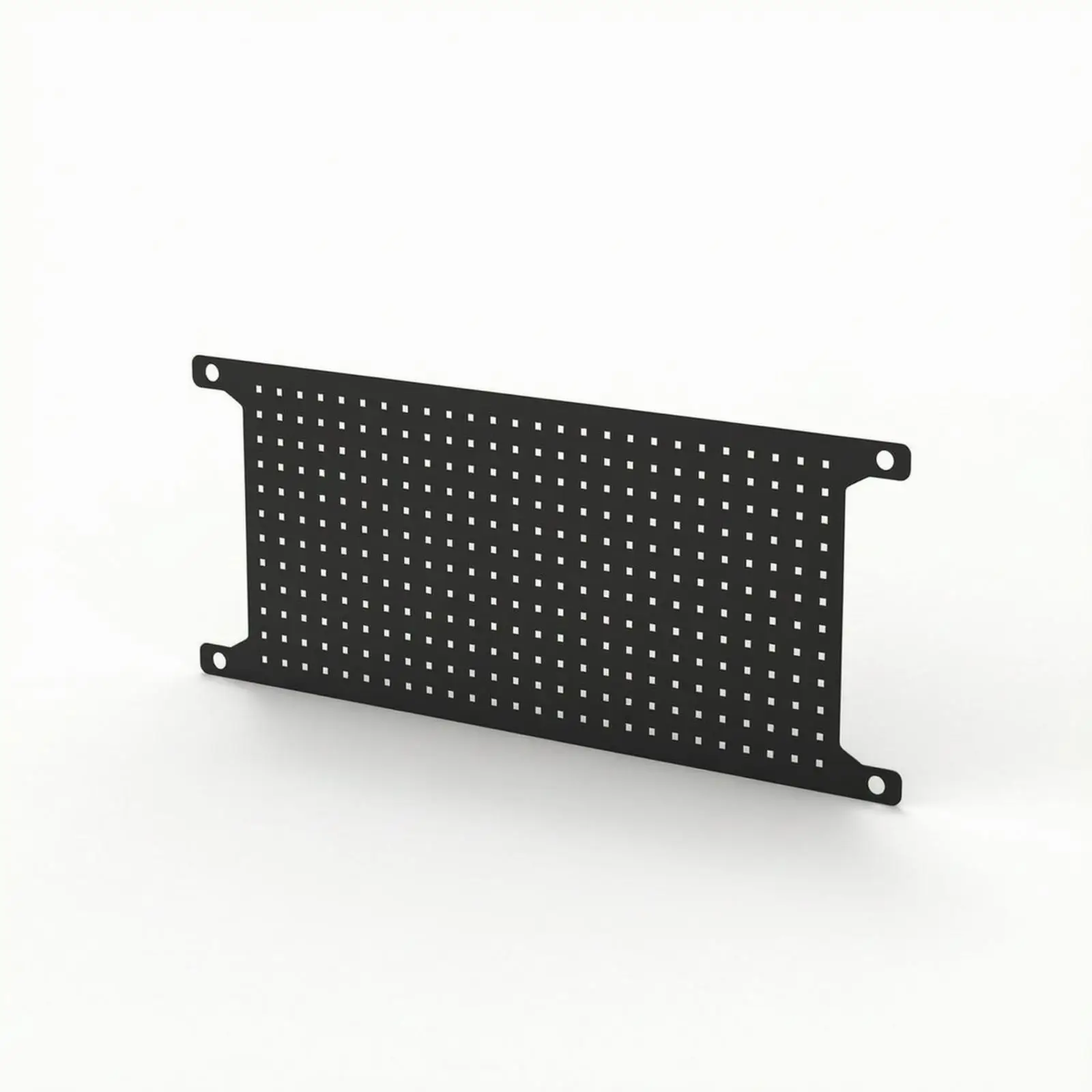 Screw-Mount Perforated Pegboard Panel Space-Saving Pegboard with Hooks