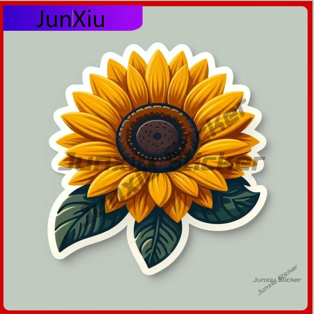 

Awesome Sunflower UV Resistant Waterproof Vinyl Decal Protective Sunproof Durable Exterior Surface Outdoor Decoration