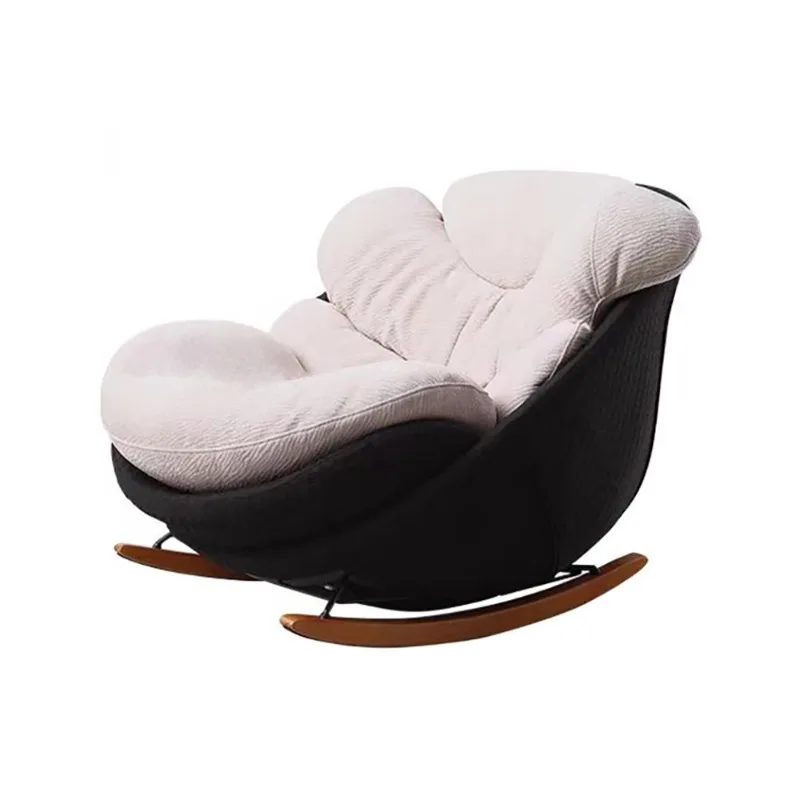 sofa Italian single chair living room Nordic leisure chair lamb wool modern minimalist office negotiation chair