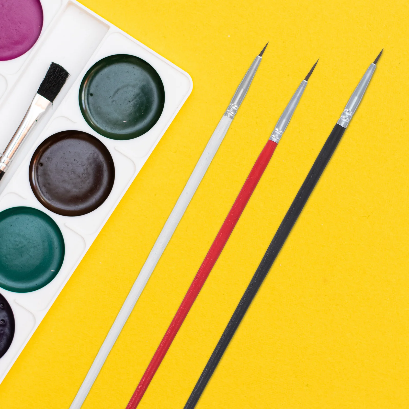 

30Pcs Nylon Brushes Set Liner Fine Tip for Watercolor Acrylic Oil Painting Detailed Art Brush Micro Mini Paint Tools