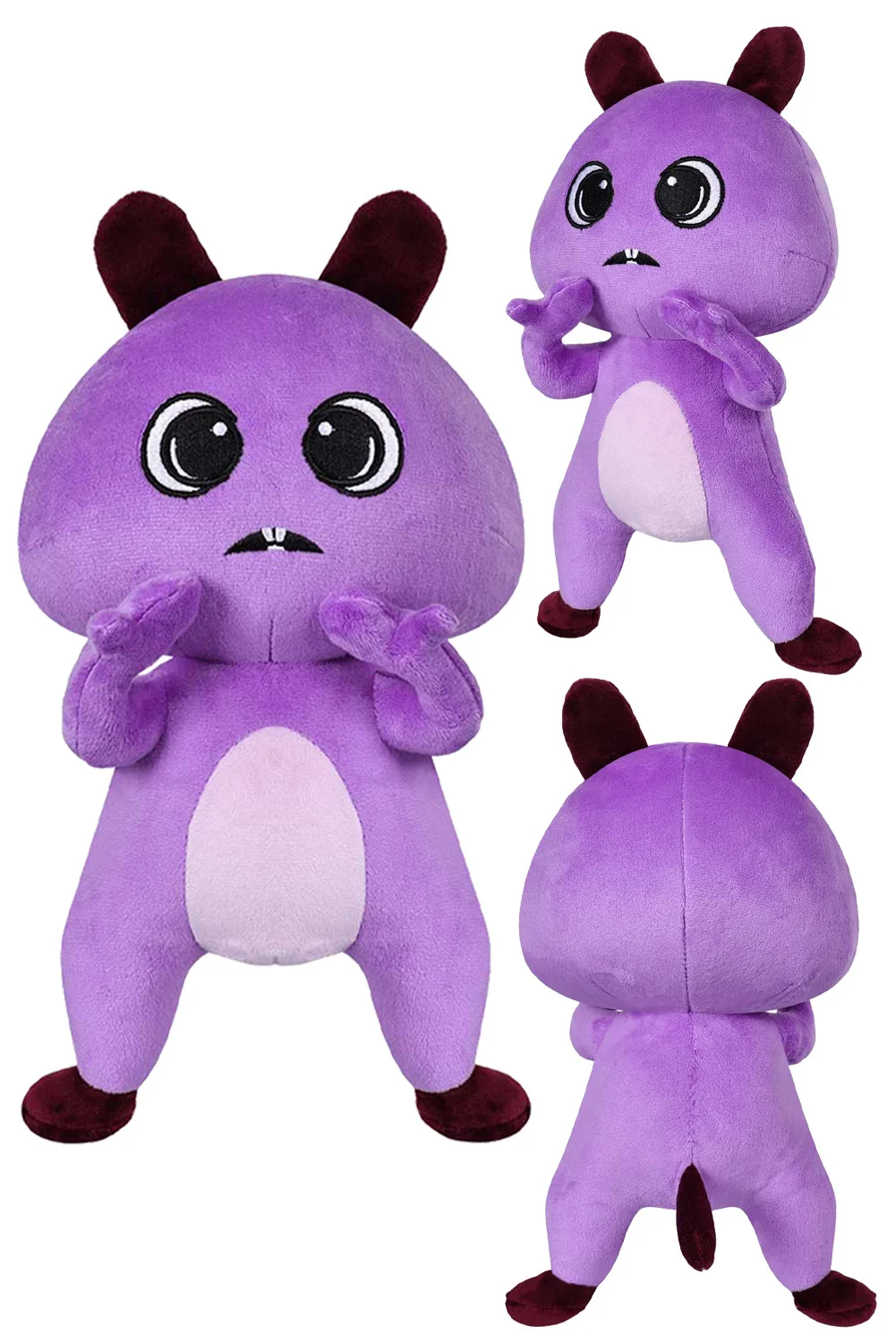 Fantasia 34cm śliczny fioletowy chomik maskotka pluszowe kreskówki zaklęcie Cosplay figurka Halloween karnawał rekwizyty na przyjęcia prezenty