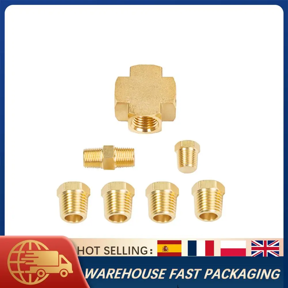 

Oil Temperature Sensor Adapter Distributor 1/4-18 NPT Female To 1/8-27 NPT Male Thread Universal Aluminum Fitting