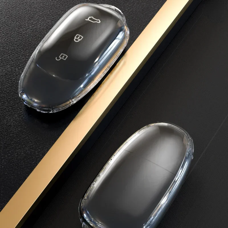 TPU Car Case Capa Chave para Liderar Ideal One Li Auto L9, Keyless Fob Protector, Shell Titular, Chaveiro, Chaveiro Acessórios