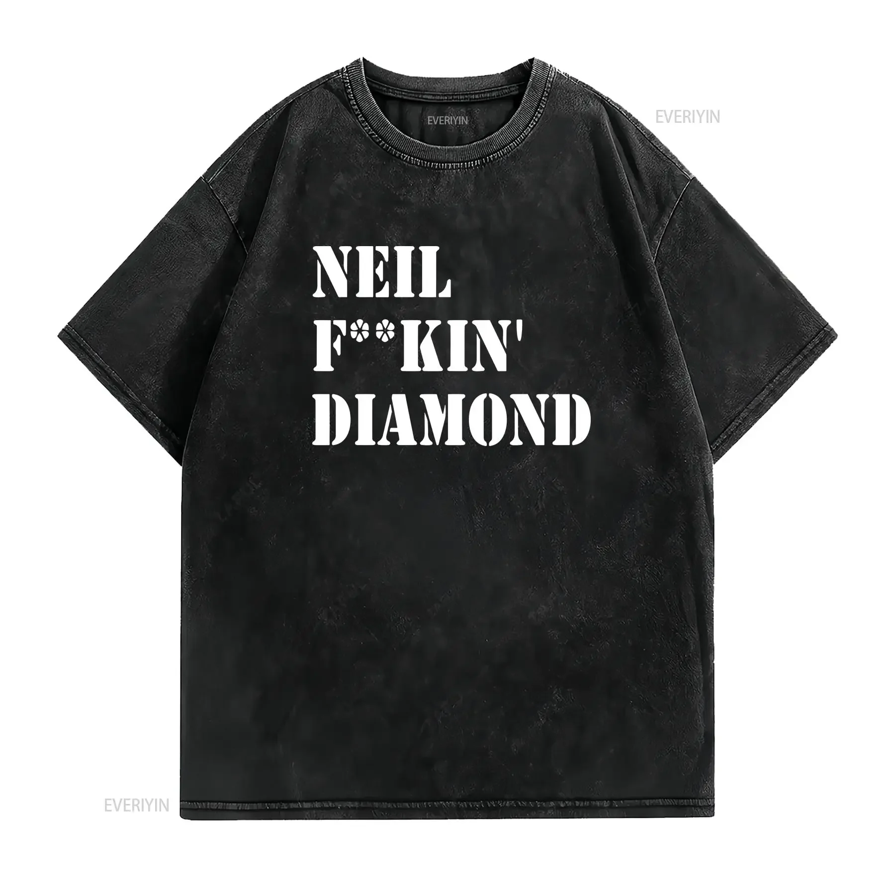New Neil Diamond Tonight Black T Shirt Size S 2XL vintage Washed designer clothes Unisex Stylish Comfortable Stretched