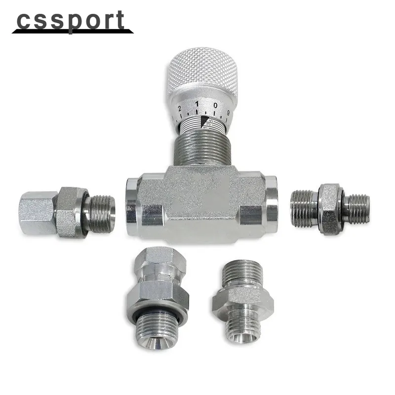 

3/8" Hydraulic Flow Control Valve STB-G3/8 For AGT L08 Mini Excavator NEW