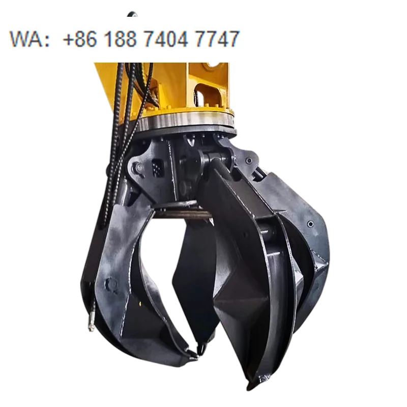 Heavy Duty Orange Peel Grapple Reliable Hydraulic Control for Heavy Loads