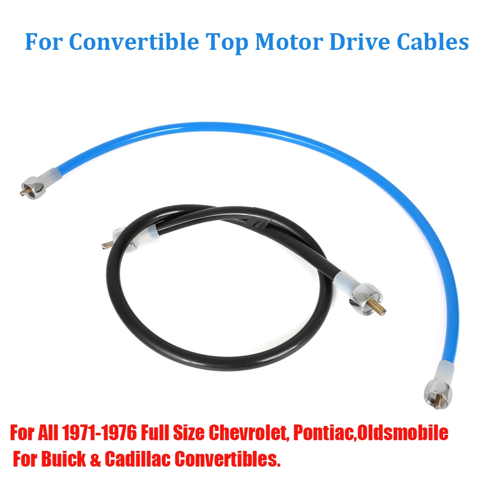 

For 1971-1976 GM Chevrolet Pontiac Cadillac Convertible Top Motor Drive Cables For Oldsmobile, Buick & Cadillac Convertibles.