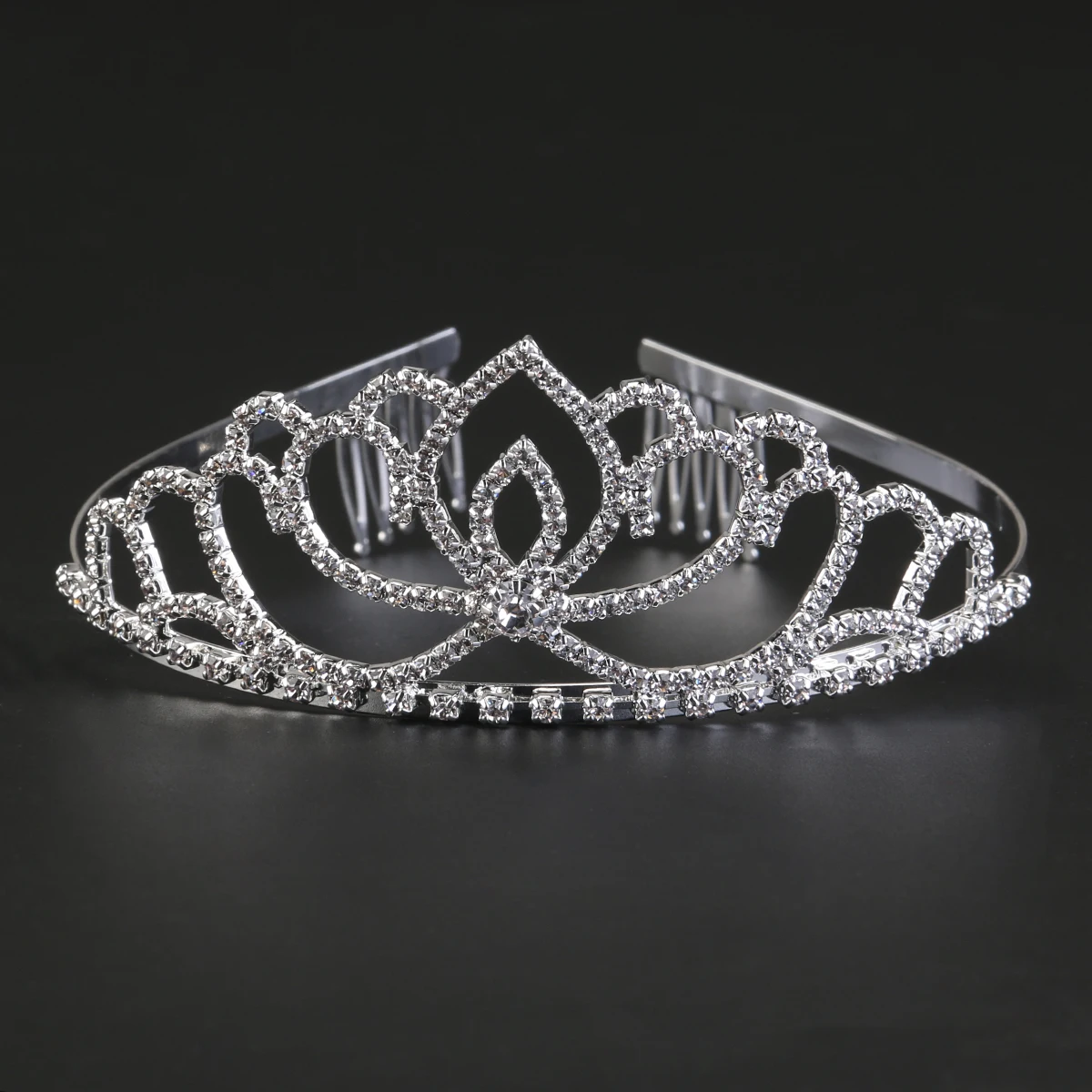 

Crystal rhinestone headband rhinestone tiara Crown headband Bridal crown headband Bridal crown tiara