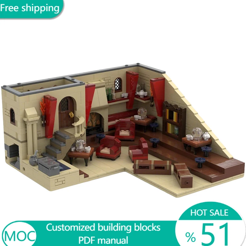 979 قطعة من مكعبات البناء المعيارية القابلة للتخصيص بتصميم تكنولوجي، طراز MOC للفصول الدراسية والتنبؤ السحري في الشارع الحضري، هدايا ألعاب اصنعها بنفسك للعطلات