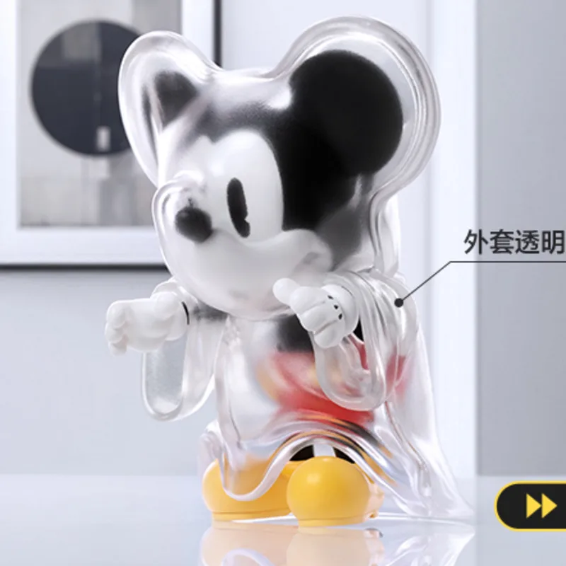 Disney Mickey Mouse Anime Action Figure Kawaii Curiosity Without Borders Series Model Doll Cartoon Cute Ornament Decor Toy Gift