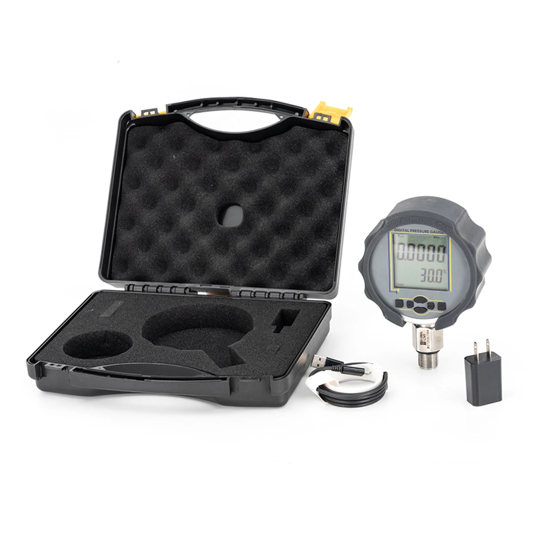 Imagem -02 - Fandesensor Precisão Pressão Calibração Gauge Precisão 01 Mbar Mmhg Tor Resolução-99999 a 99999