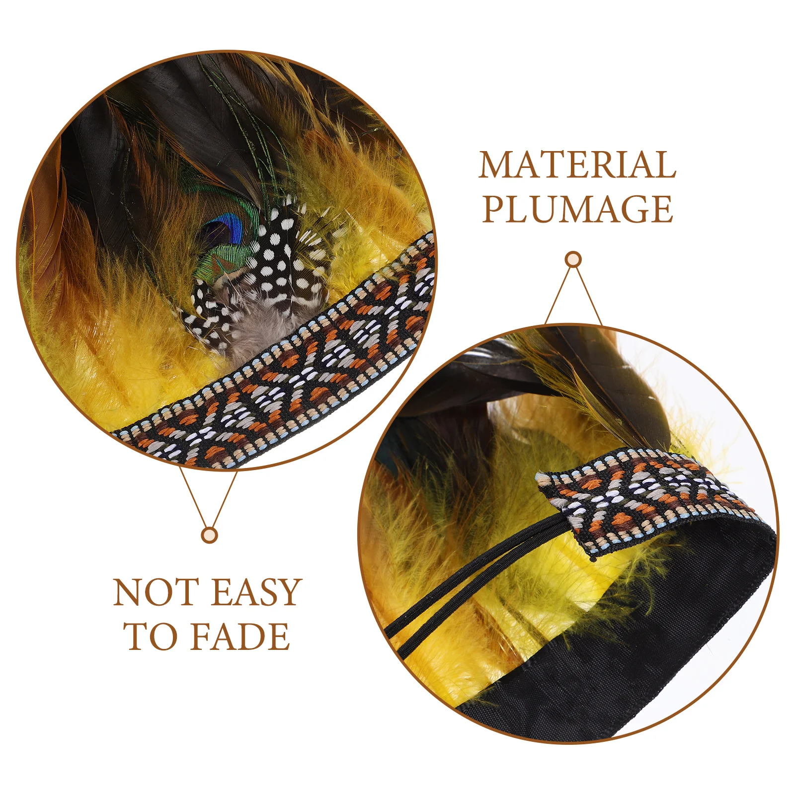 

Hair Accessories Plumage Headb for Women Adult Red Fascinator Hairb Headpiece Headdress Carnival Halloween Costume Party