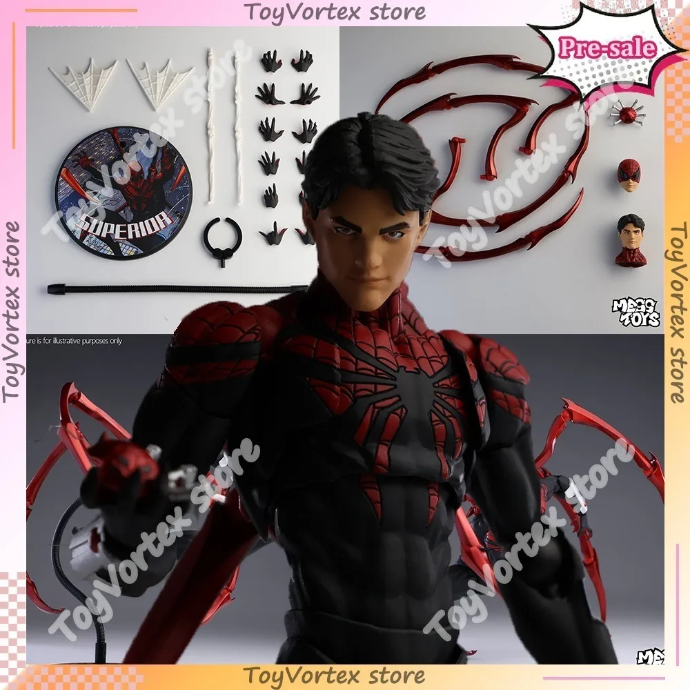 

New-Hot Mess Toys Superior Spider Man Messtoys Spiderman Doctor Octopus Peter Parker Neighbor Anime Action Figure Gifts Toys