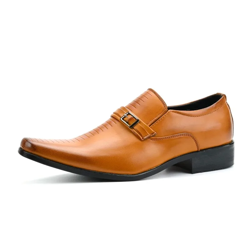 

Men Dress Shoes Fashion Casual Leather Shoe Classic Business Business Formal Footwear Luxury Wedding Shoes Chelsea Leather Shoes