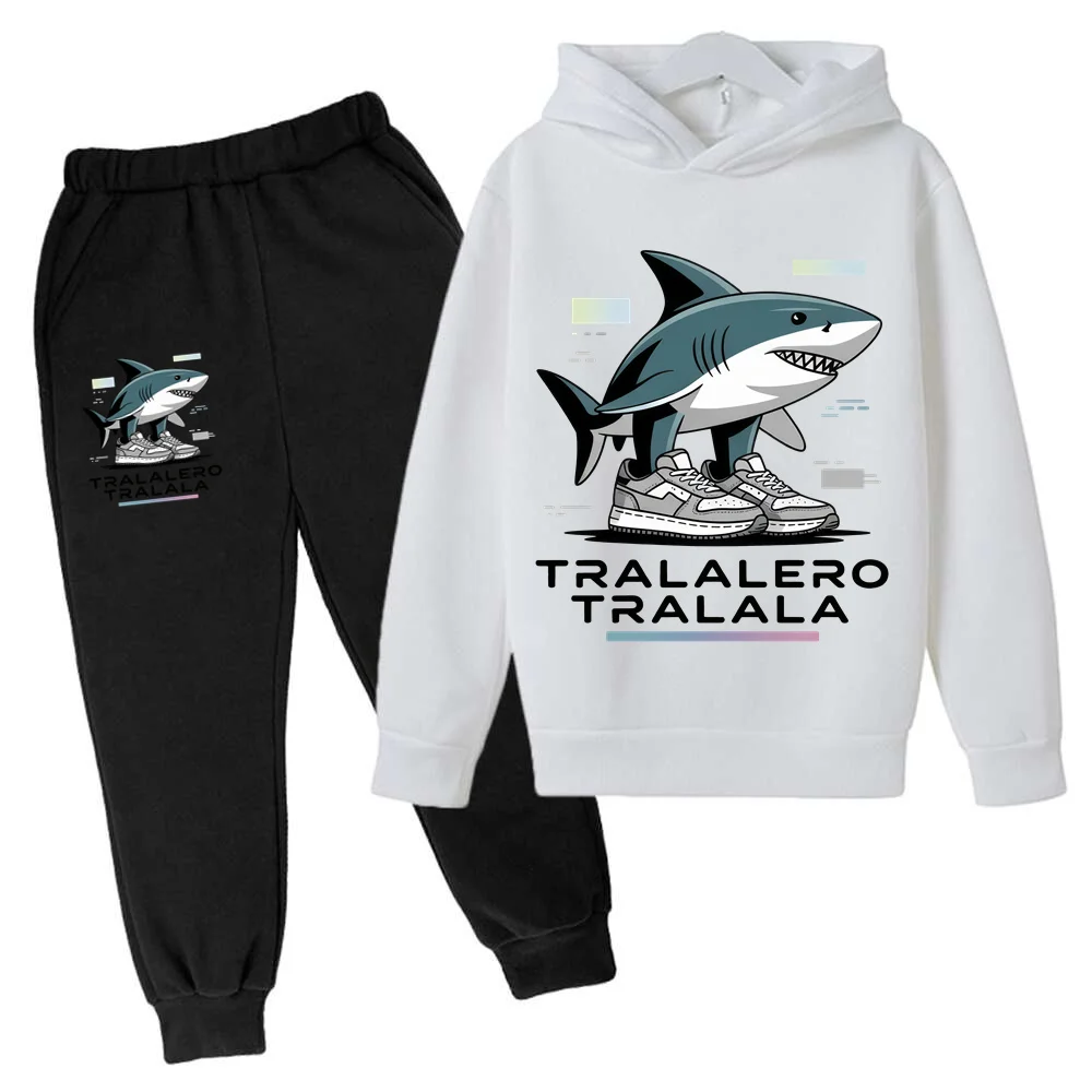 دمية Brainrot Tung Tung Sahur الإيطالية Tralalero Tralala Bombardino Crocodilo Shimpanzini Bananini مجموعة هوديي للأطفال #5