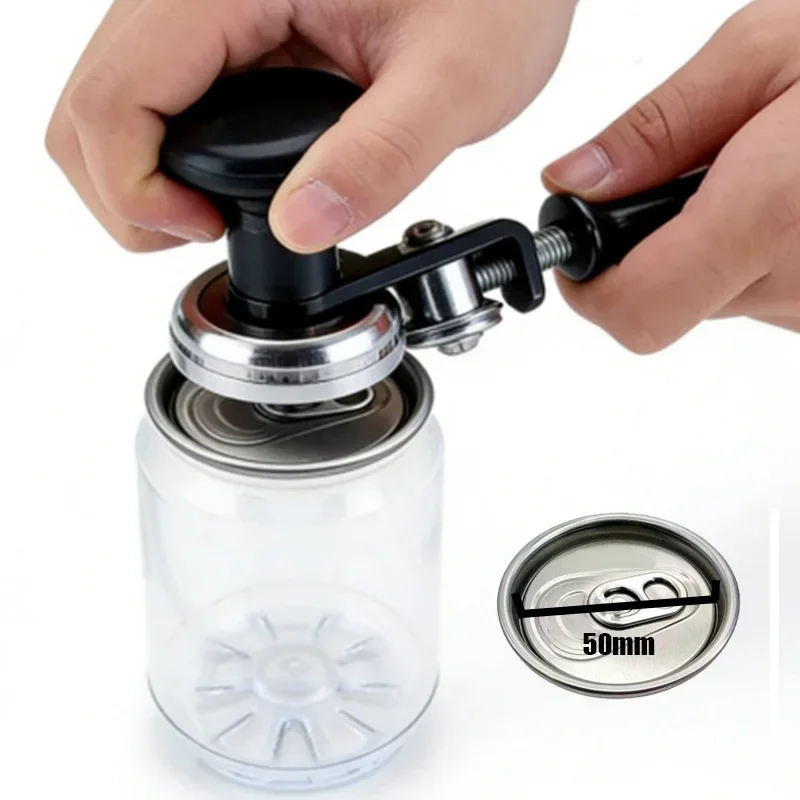 55mm Diameter Handheld Sealing Machine, Aluminum Can Sealer Tool, Easy Operate for Milk Tea Drink Plastic Container Lids