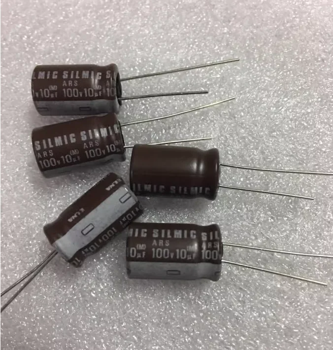 30pcs/lot Japanese original ELNA ARS 10UF 100V SILMIC audio aluminum electrolytic capacitor 10*16mm free shipping