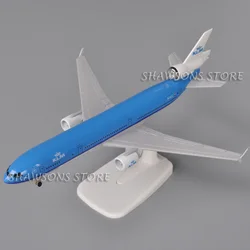 1:300 Diecast Metal Model Plane Toy MD-11 KLM Royal Dutch Airliners Miniature Replica Collectible