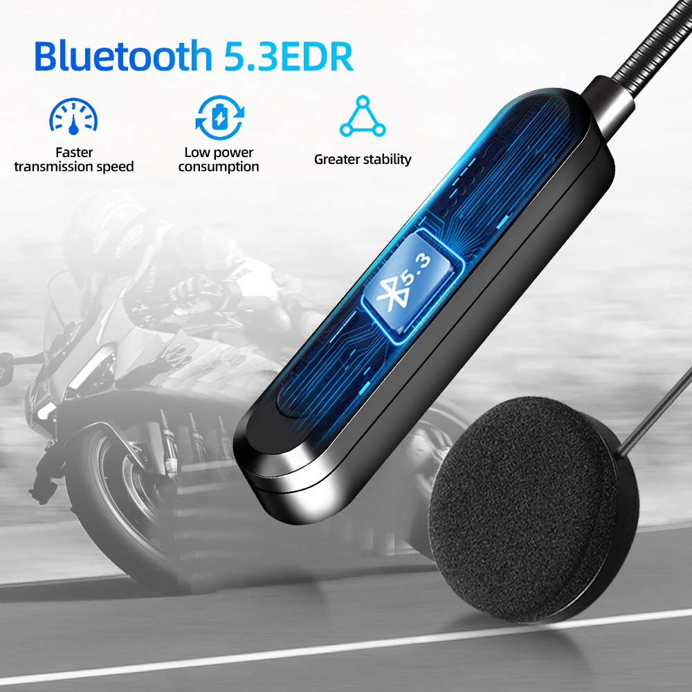 NYF Bluetooth 5.3 kask Moto zestaw słuchawkowy bezprzewodowy zestaw głośnomówiący Stereo ze słuchawkami kask motocyklowy słuchawki głośnik MP3