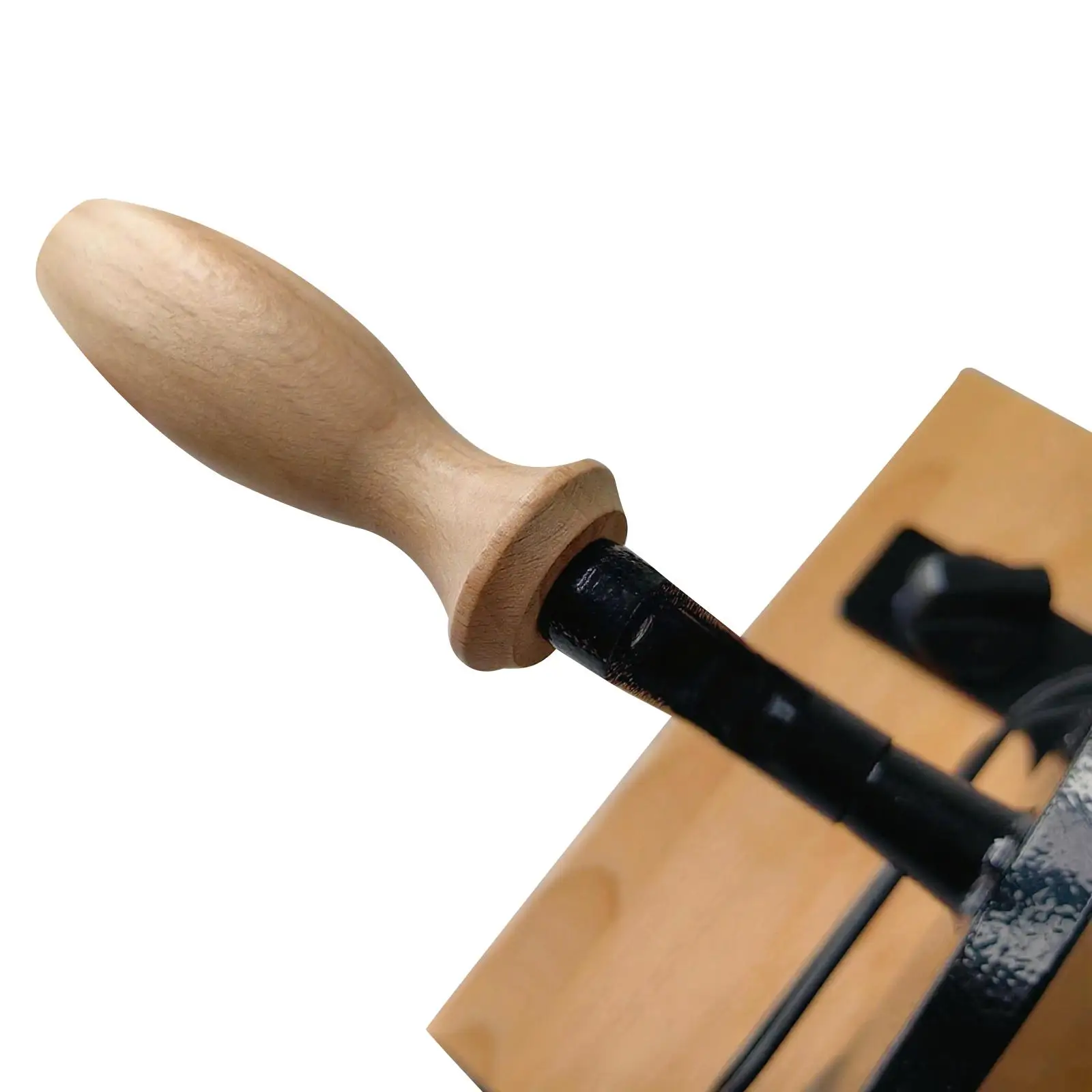 Adjustable Manual Bread Slicer Hand Crank Cutter Machine for Home Kitchen Metal Wood Construction with Suction Cup for Stability