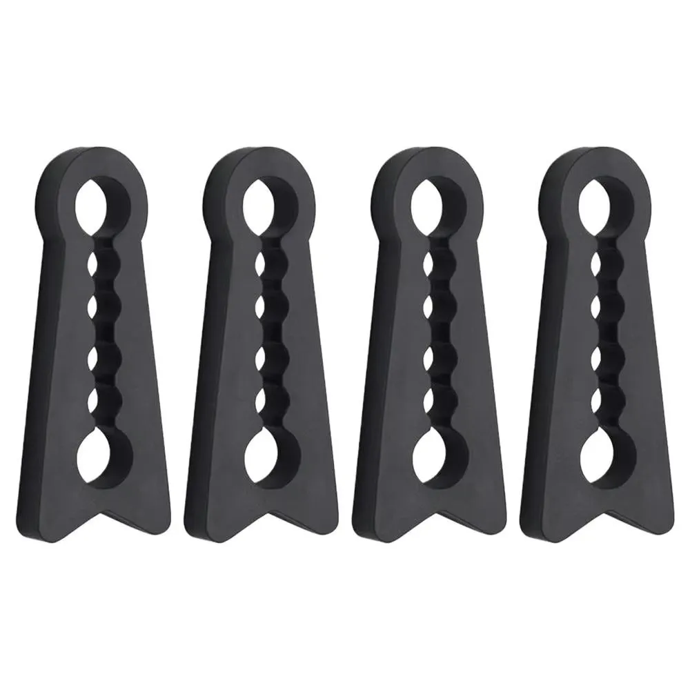 4Pcs Silicone Car Door Shock Absorber Soundproofing Shock Absorption Car Door Lock Sound Deadener Buffer Seal Sound Reduction