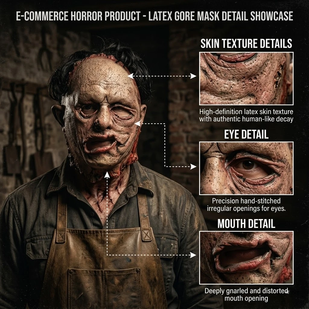 Custom Paint Latex Terror Mas - Cosplay Prop Paint review and price