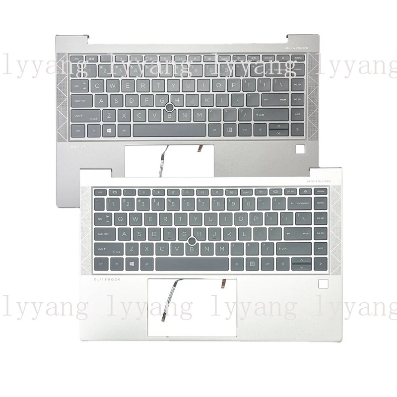 f  New For HP EliteBook 840 G7 G8 Zbook Firefly 14 G7 Palmrest Keyboard w/Backlit