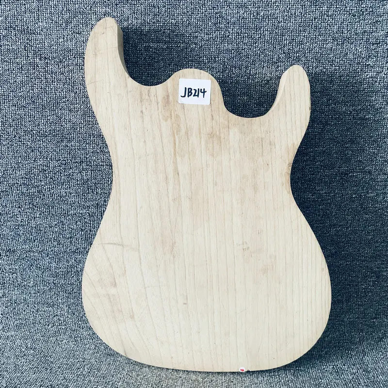 JB214  Raw Meterials of Electric Guitar Body Solid Ash DIY Parts ST Model Unfinished Uncut Nature Right