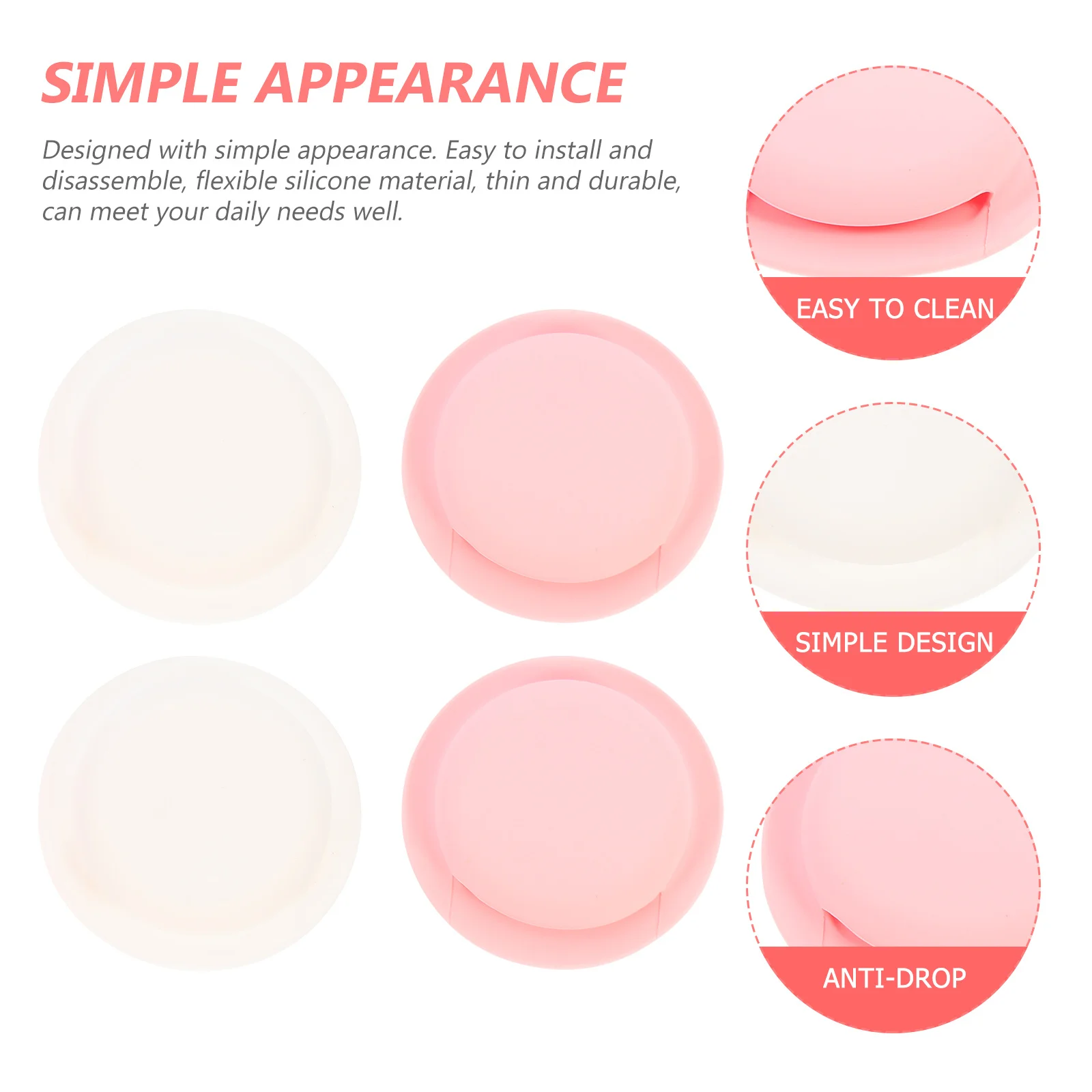 

4Pcs Tracking Device Silicone Case Anti-Scratch Easy to Clean Thin Durable Exquisite Gift for Friends and Family