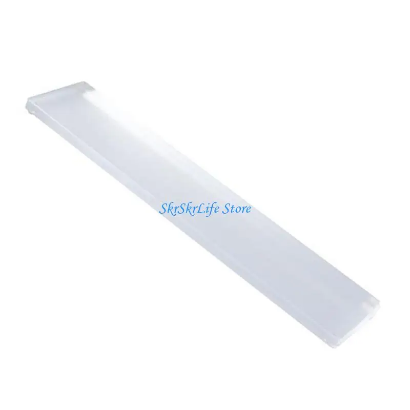 E65E Wrist Rest Acrylic Keyboard Support, Transparent Hand Rest Enhances Typing