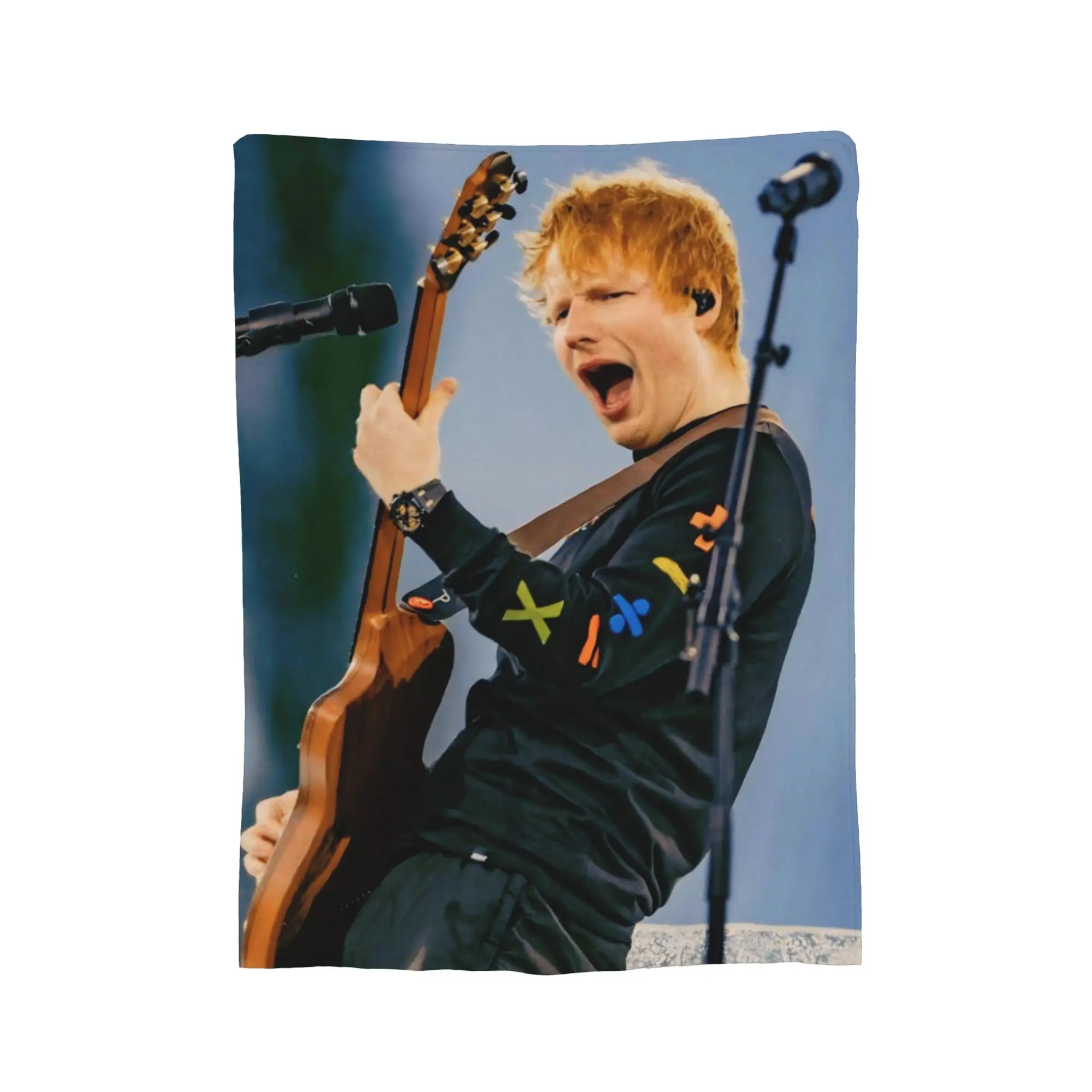 إد شيران حلقة جولة 2026 البطانيات فائقة النعومة الصوف مريحة هدية رمي بطانية الفراش يلقي #3