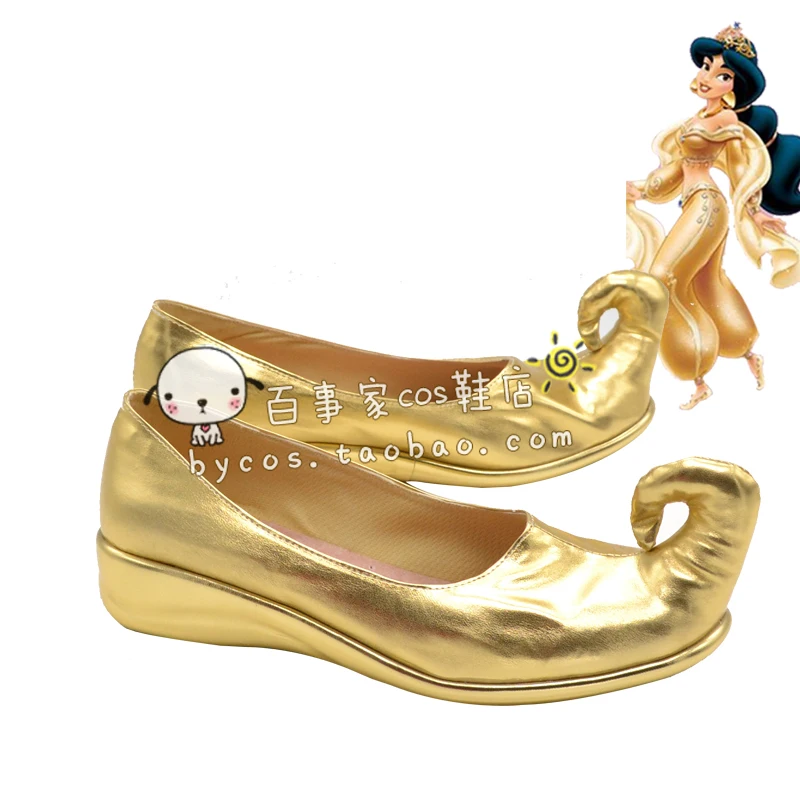 La sua meravigliosa lampada Jasmine Shoes Cosplay Stivali da donna