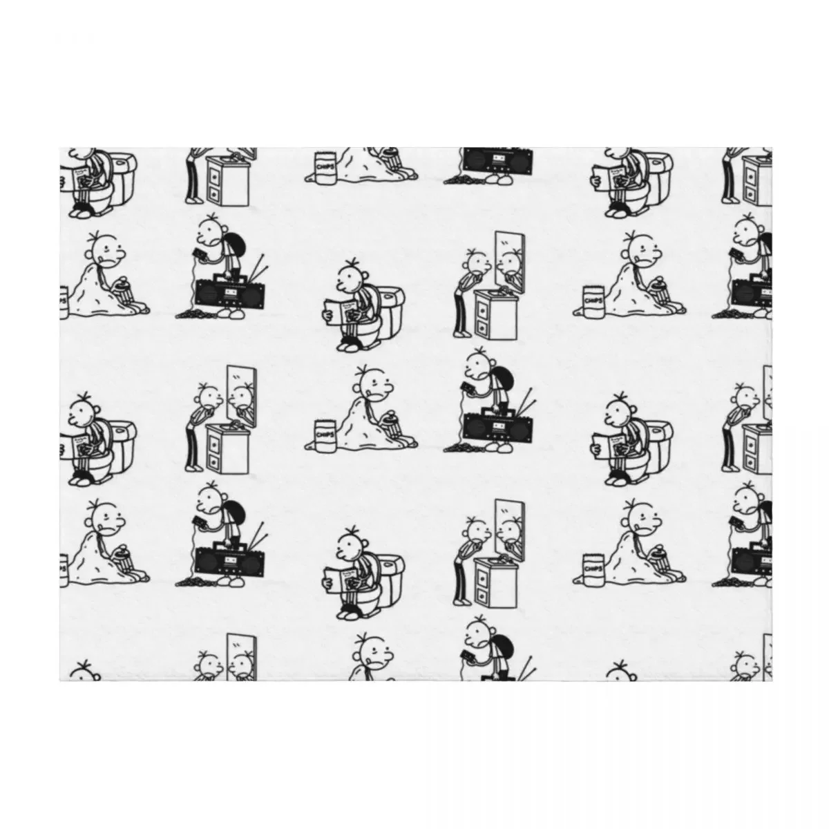 

Wimpy Kid 4 states of Greg Heffley Throw Blanket Thermals For Travel Camping Soft Plush Plaid Luxury St Blankets