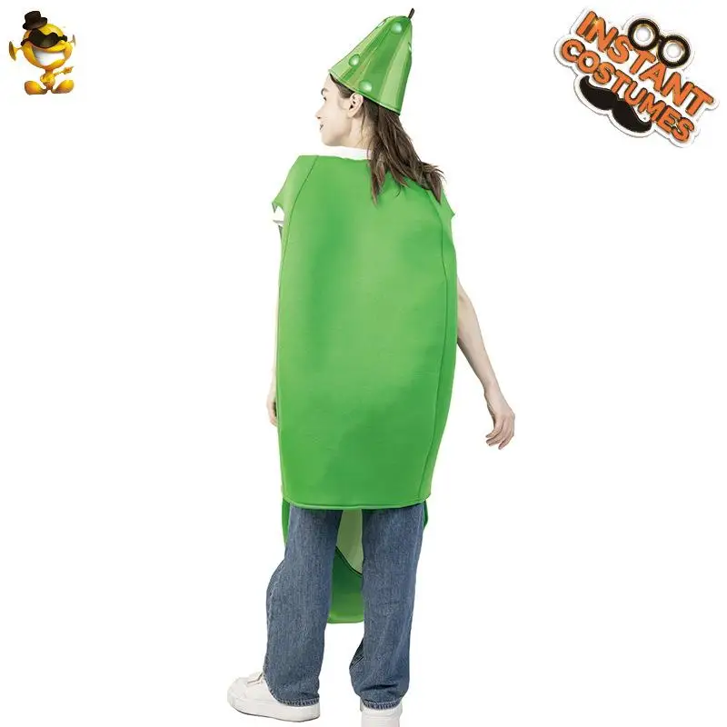 

New Funny loween Festival Fruit Costume Parent-Child Couple Performance Outfit Adult Gourd Yellow Clothes Stage Costume
