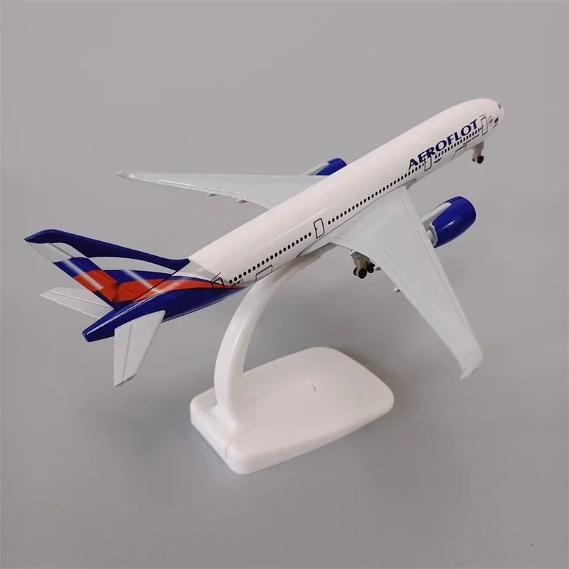 19 cm stop metali Rosyjska Powietrzna Rosja Aeroflot Airbus 350 A350 Airlines Diecast Model samolotu Samolot i koła Podwozie