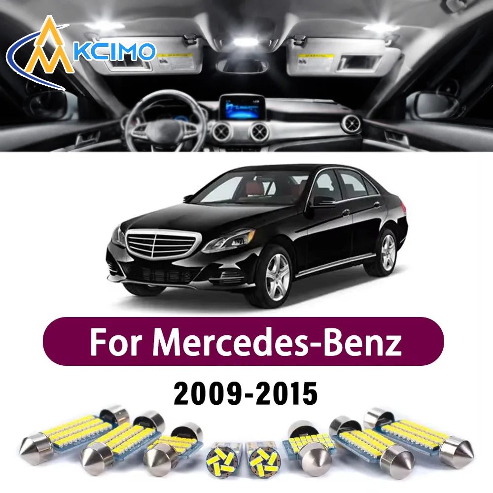 

Error Free LED Interior Light Kit for Mercedes-Benz E class W212 2009-2015 Premium Bright Dome Trunk Mirror Reading Lamps Canbus
