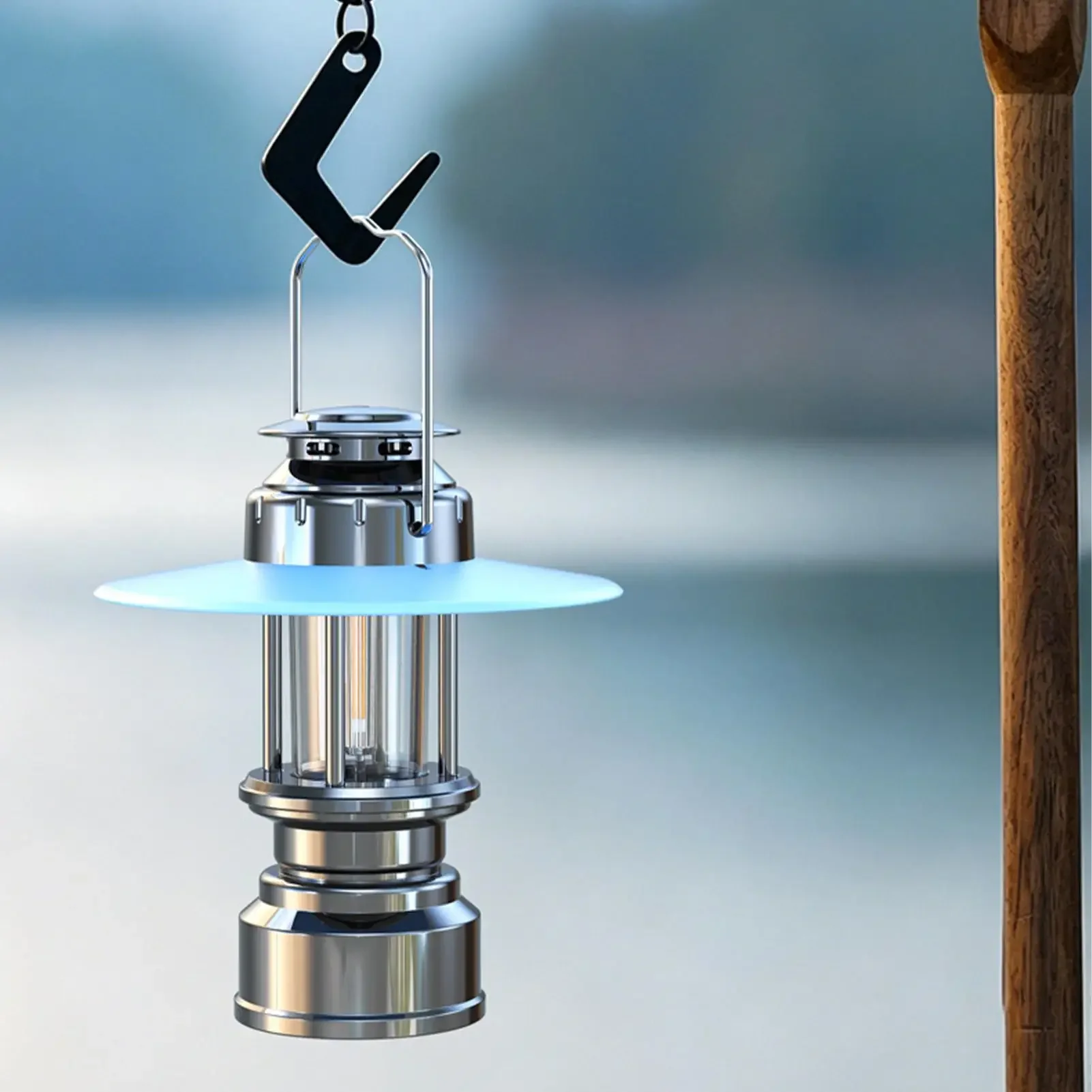 LED Camping Lantern IPX4 Waterproof Multi-Mode Outdoor USB Rechargeable Lights For Outdoor Hiking Night Fishing Climbing Power