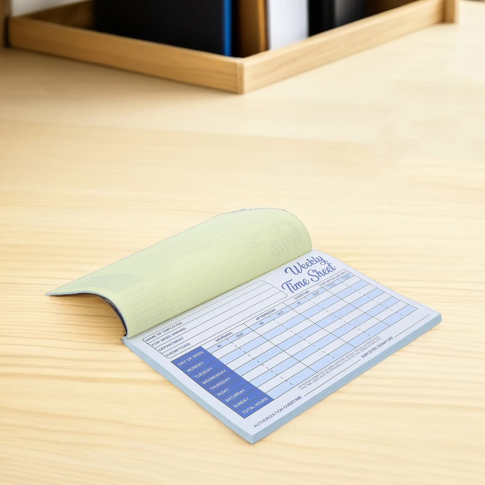 Weekly Employee Attendance Planner Book Daily Check-in Record Log Work Hours Tracker for Office Hr Staff Management Attendance