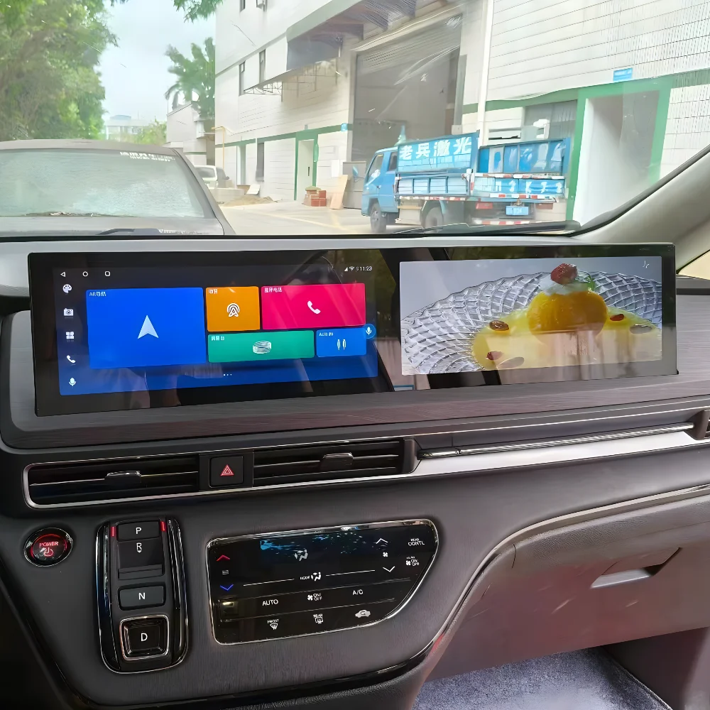 혼다 오디세이 2020-2024용 12.3인치 안드로이드 라디오 카플레이 차량용 비디오 2Din 플레이어 멀티미디어 내비게이션 듀얼 스크린 GPS 헤드 유닛