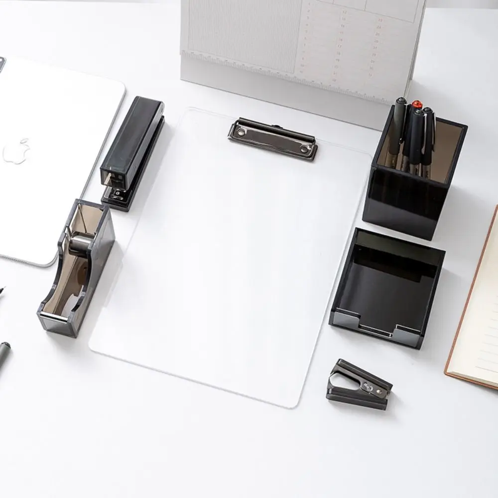 Practical Portable Tape Cutter Easy To Use Rust-proof Tape Stand Non-Slip Safe Acrylic Tape Dispenser Stationary