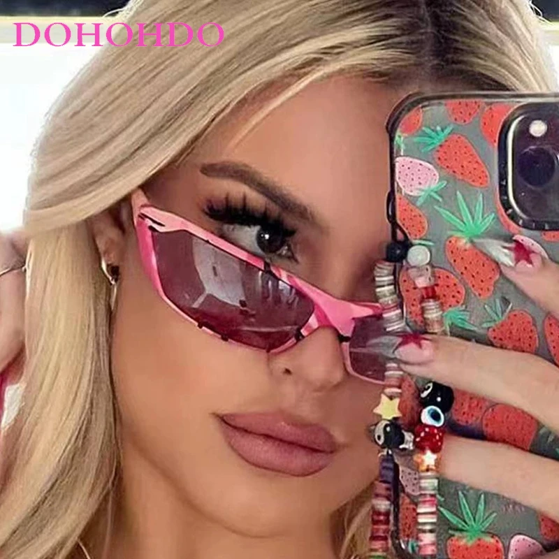 

Luxury Y2k Punk Square Women's Sunglasses Brand Designer Men's Sun Glasses Fashion Summer Drive Traveling Shades Eyewear UV400