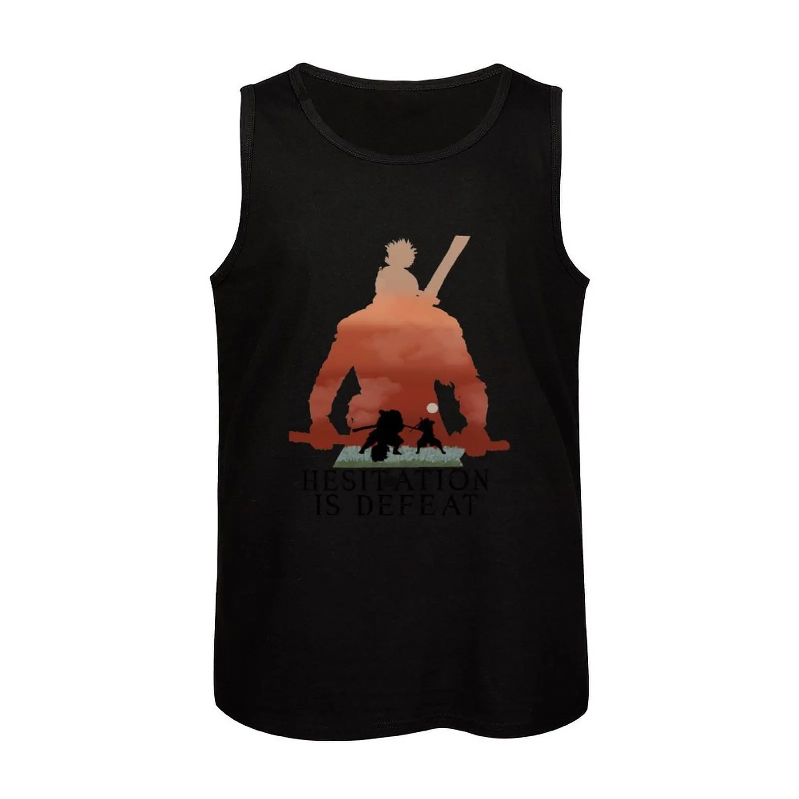 Sekiro - Hesitation is defeat V3W Tank Top صيف 2025 أفضل إكسسوارات الصالة الرياضية الصيفية للرجال