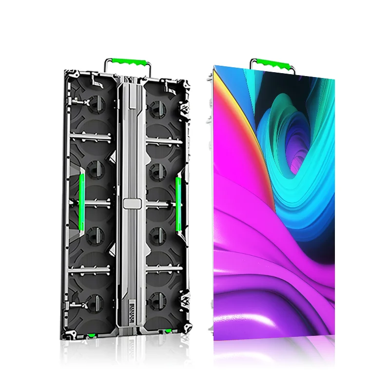 P4.81Concert تأجير خارجي لخلفية المسرح شاشة LED للإعلان شاشة LED كبيرة جدار فيديو LED مقاوم للماء