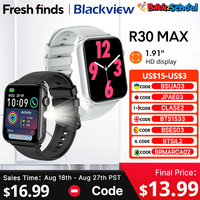 【World premiere】Blackview R30 Max Smartwatch 1.91\