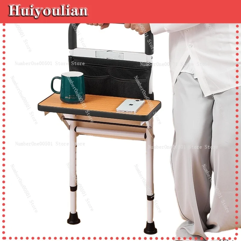

The elderly get up aid household bed guardrail the elderly with table board bedside armrest with lamp get up help railing